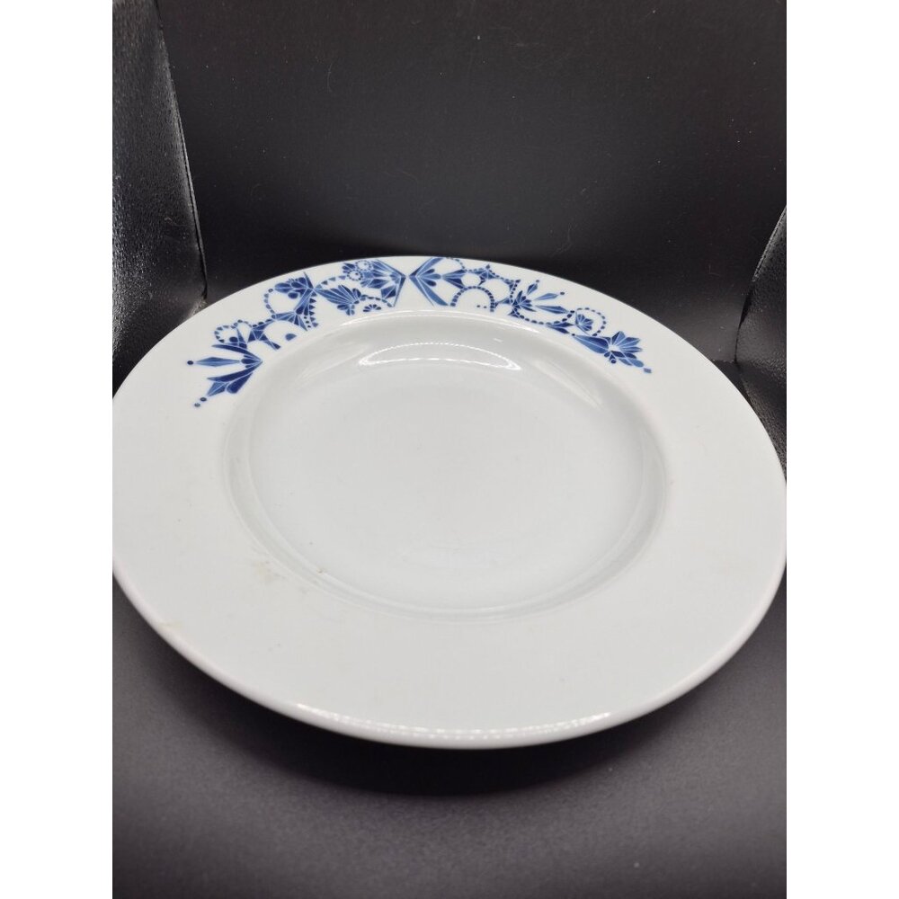 Ikea Promenad Blue White Decorative Porcelain Bowl Made In Turkey 10" Diameter